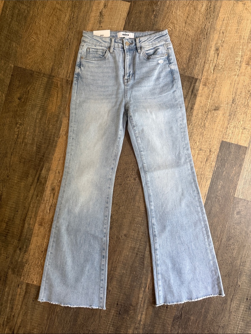 Mica High-Rise Light Wash Flare Jeans - 3/26 NWT
